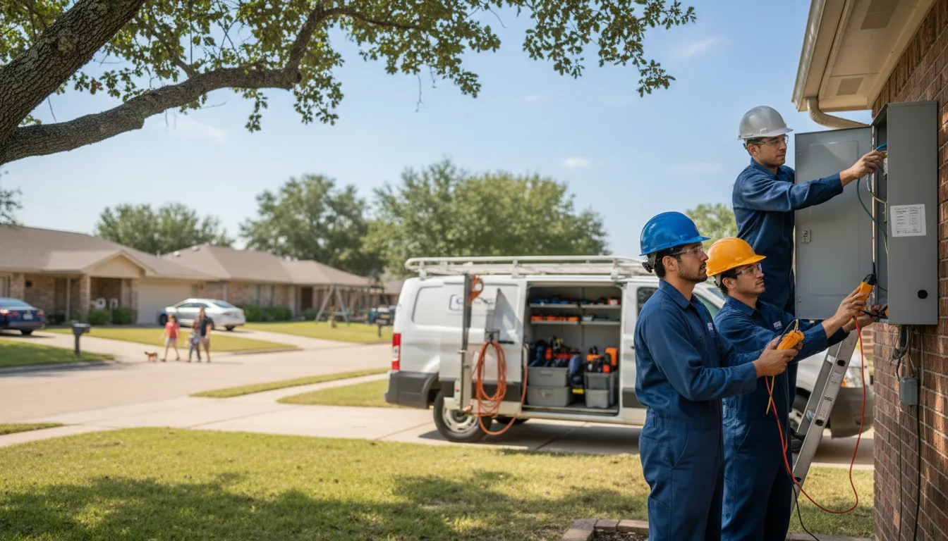 Certified electrician providing emergency electrical services in Helmsburg, IN